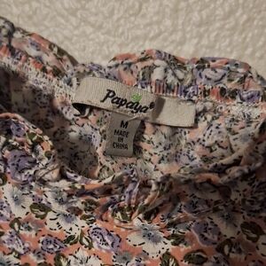 Papaya Floral Blouse